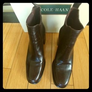 Cole Haan Dark Brown ankle boots